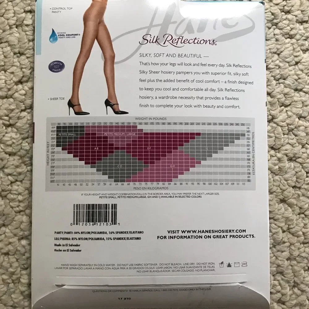 Hanes 2pairs pantyhose